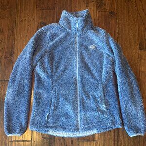 Blue North Face Osito Fleece Women's full zip jacket LIKE NEW! Size Medium